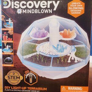 Discovery ~ DIY Light-Up Terrarium ~ Plants & Crystals Geodome Kit